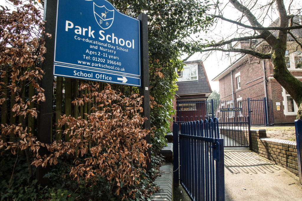 Park School entrance, Bournemouth